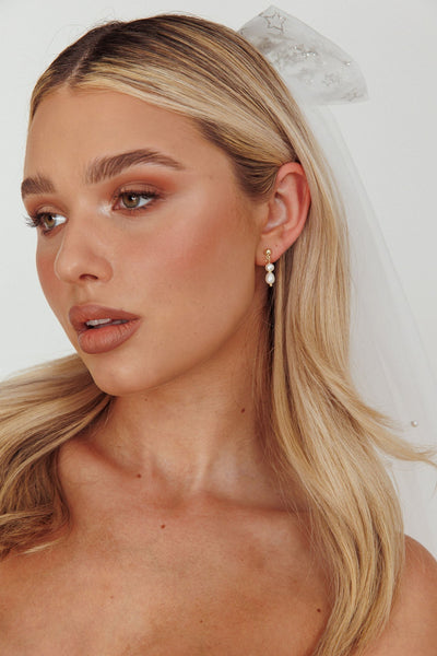 Julia Or Earrings with Pearls