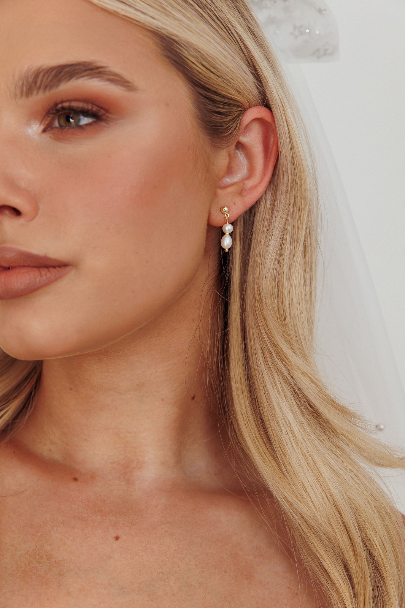 Julia Or Earrings with Pearls
