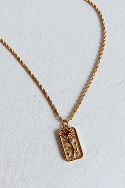 Ida Gold Pendant Necklace