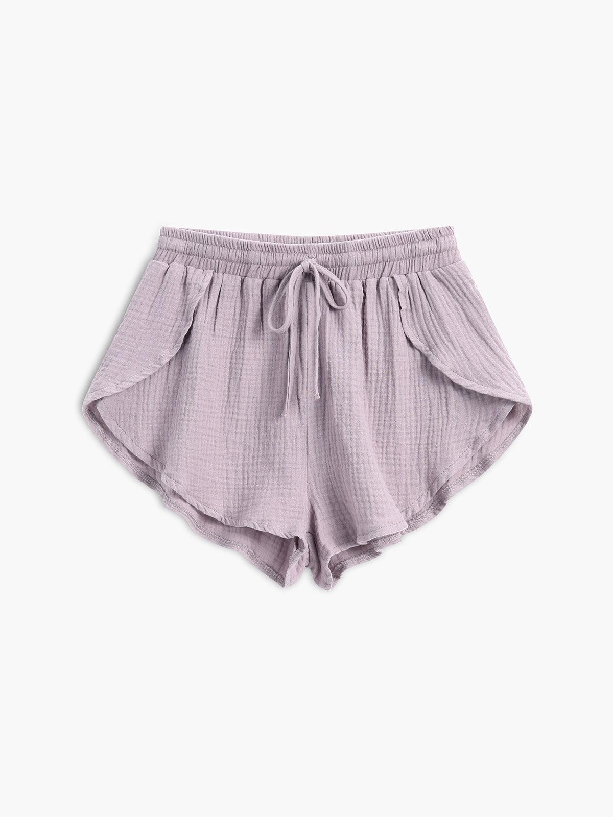Minimalist Collar Two-Piece Short Set
