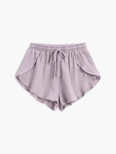 Minimalist Collar Two-Piece Short Set