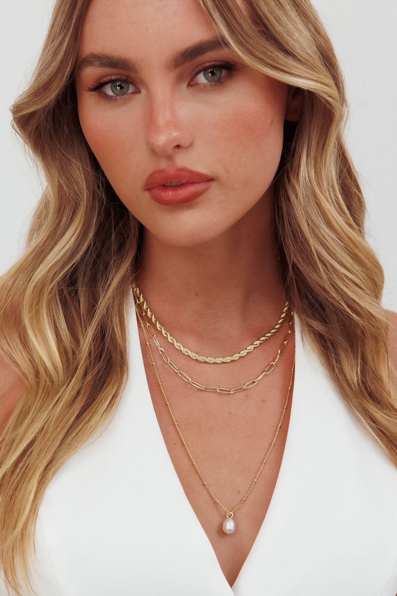 Multi-length necklace set Allie Gold