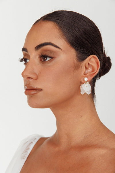 Pétale Ange de la Terre Gold Earrings