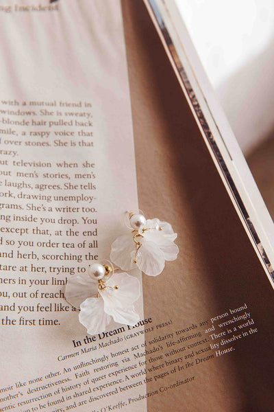 Pétale Ange de la Terre Gold Earrings