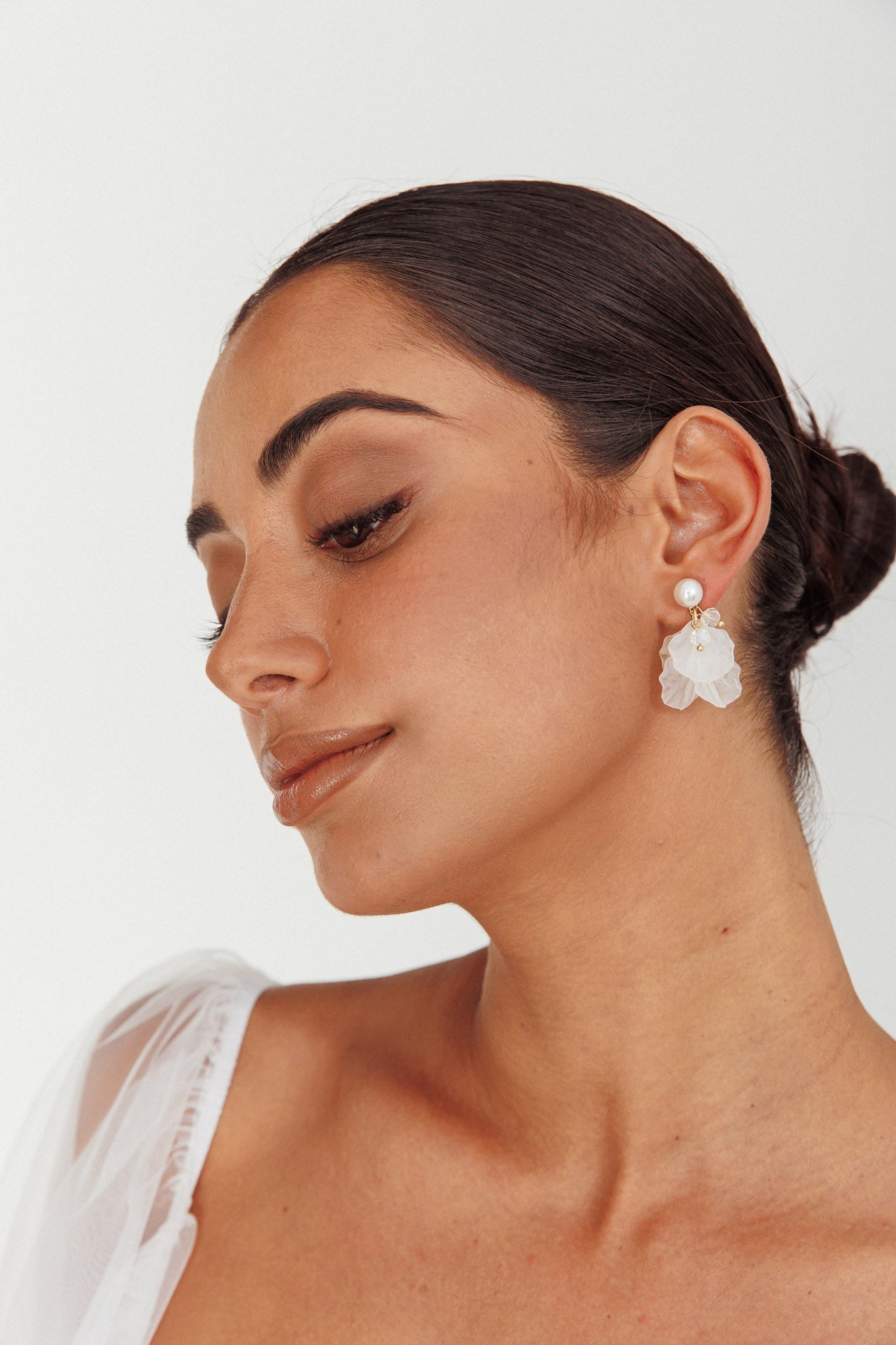 Pétale Ange de la Terre Gold Earrings