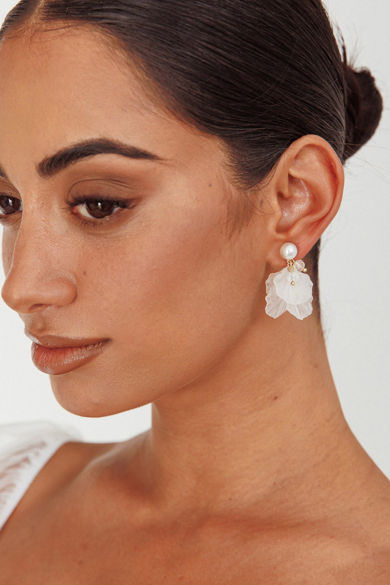 Pétale Ange de la Terre Gold Earrings