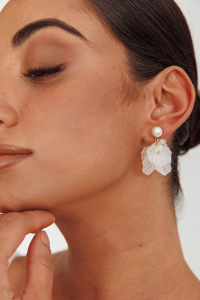 Pétale Ange de la Terre Gold Earrings