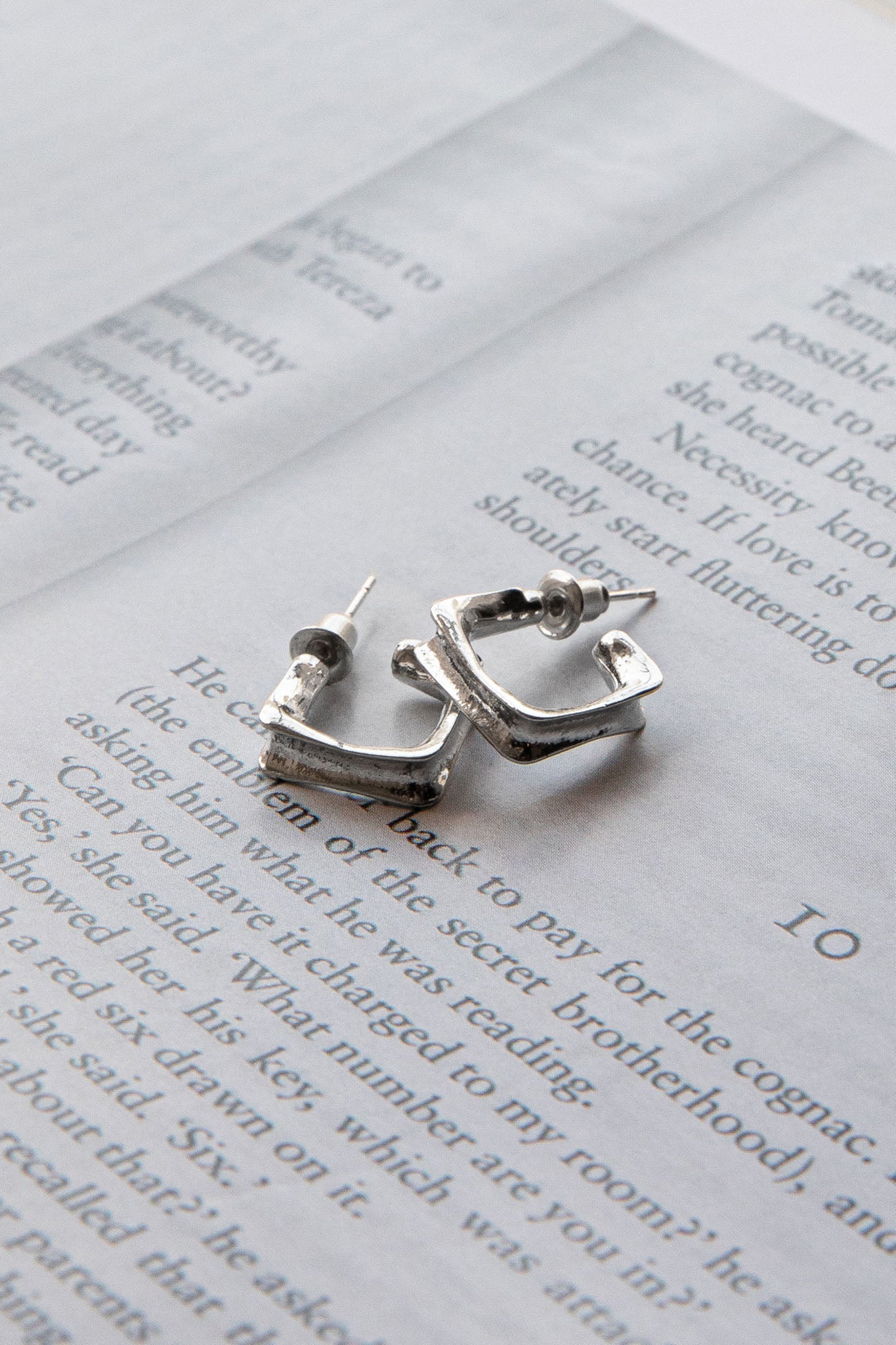 Open Silver Isis Hoops