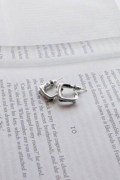 Open Silver Isis Hoops