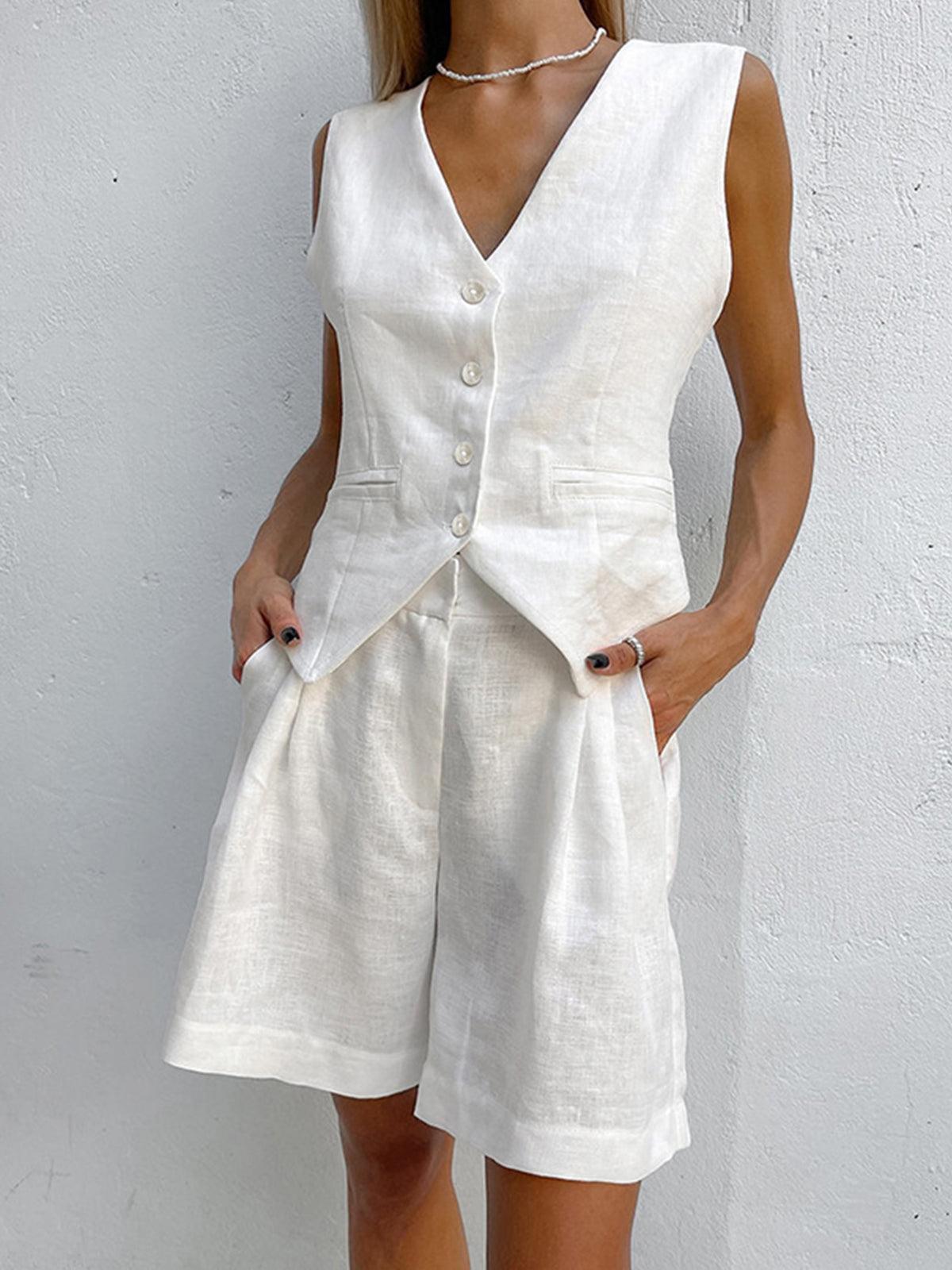 Paros Cover Up Two-Piece Shorts Set