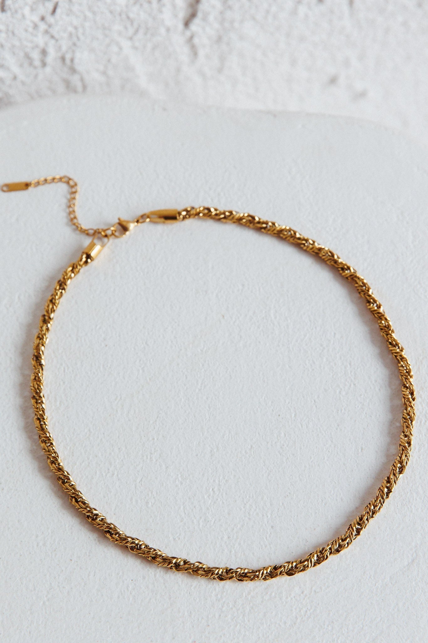 Prana Twist Gold Necklace