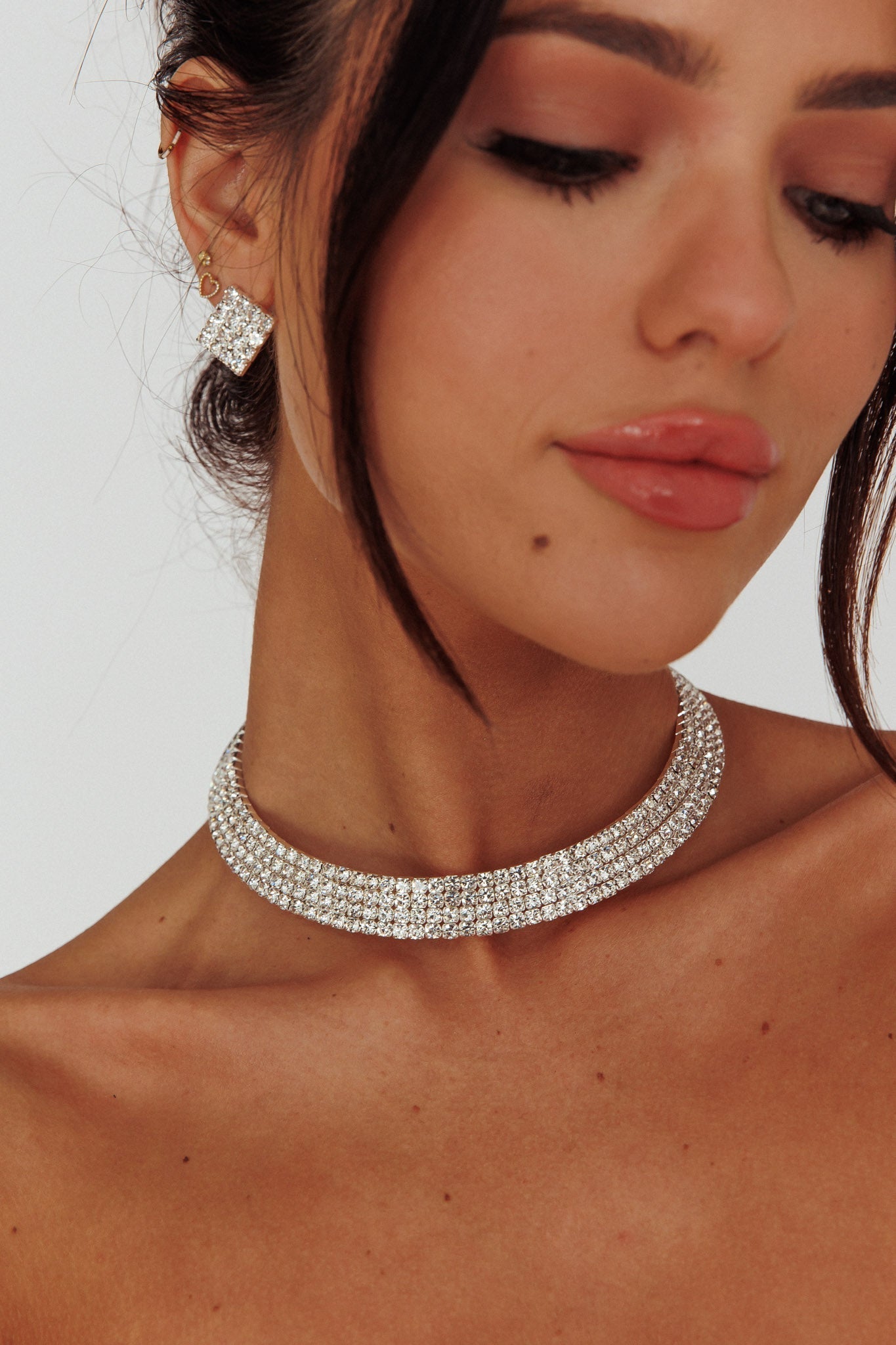Sade Diamante Silver Jewellery Set