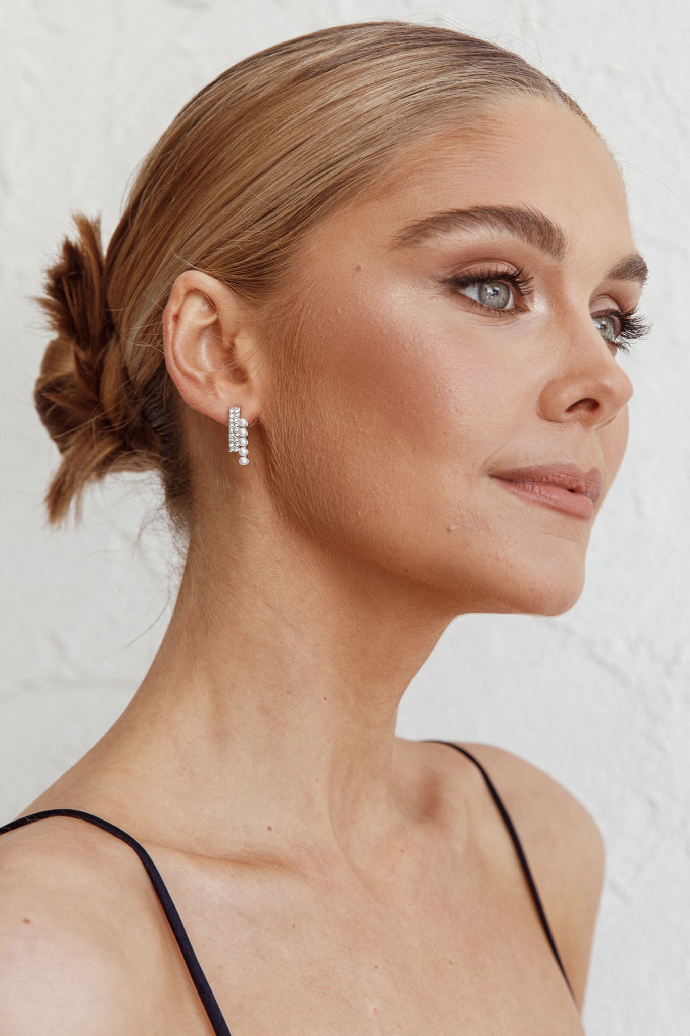 Scorpio Earrings Diamond Silver