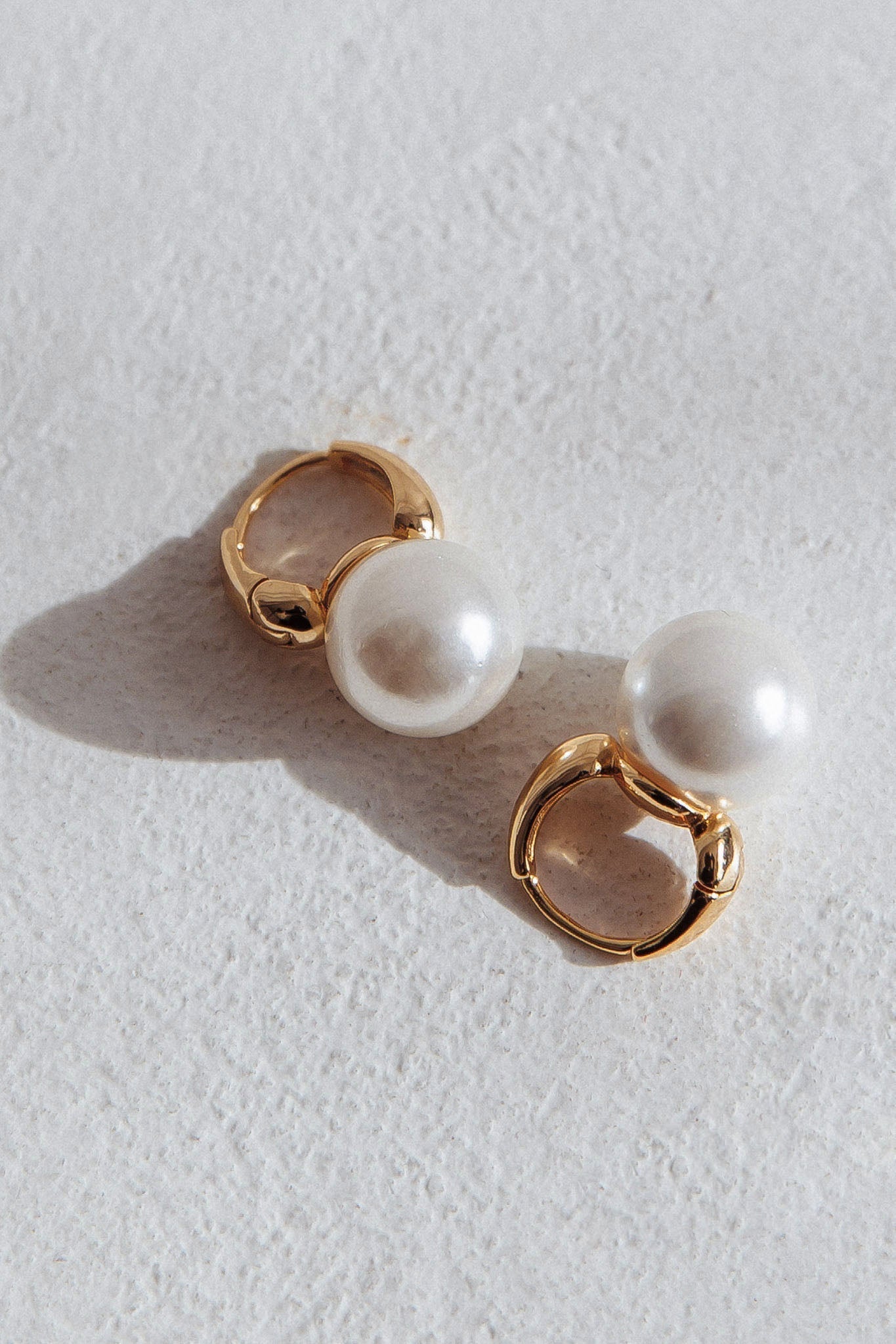 Taj Golden Pearls Dangle Earrings
