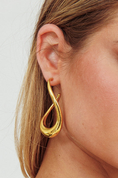 Triumph Gold Hoops