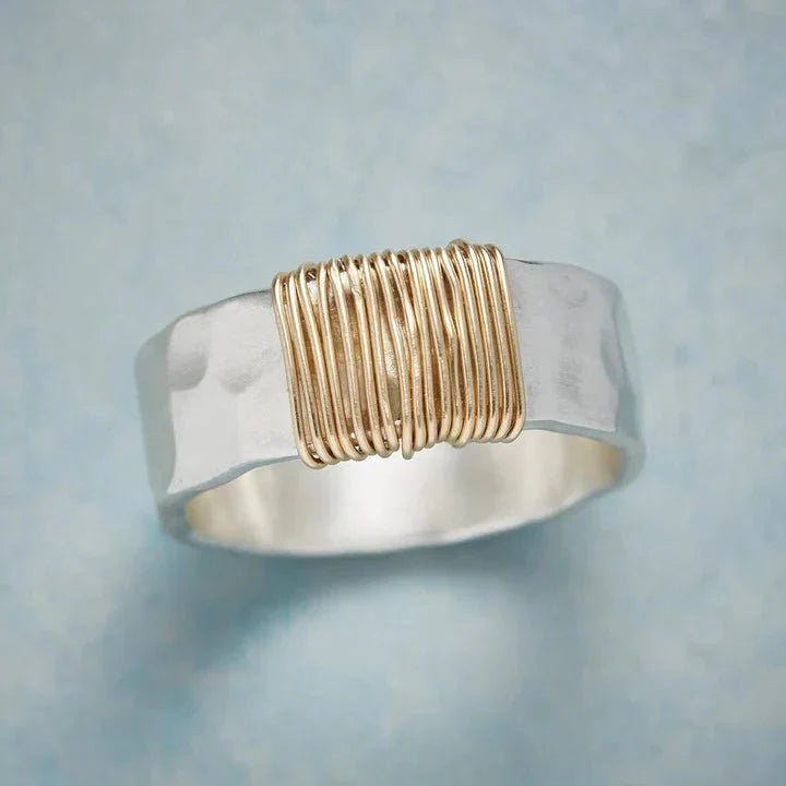 Vintage Goldfaden Ring in Silver