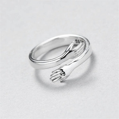 Silver Adjustable Embrace Ring